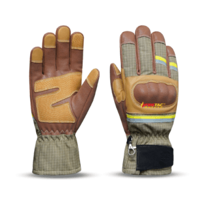 FIRETAC REX-13 Brown & Tan Structural Firefighter Gloves