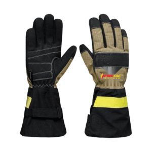 FIRETAC REX-7 Tan & Black Structural Firefighter Gloves