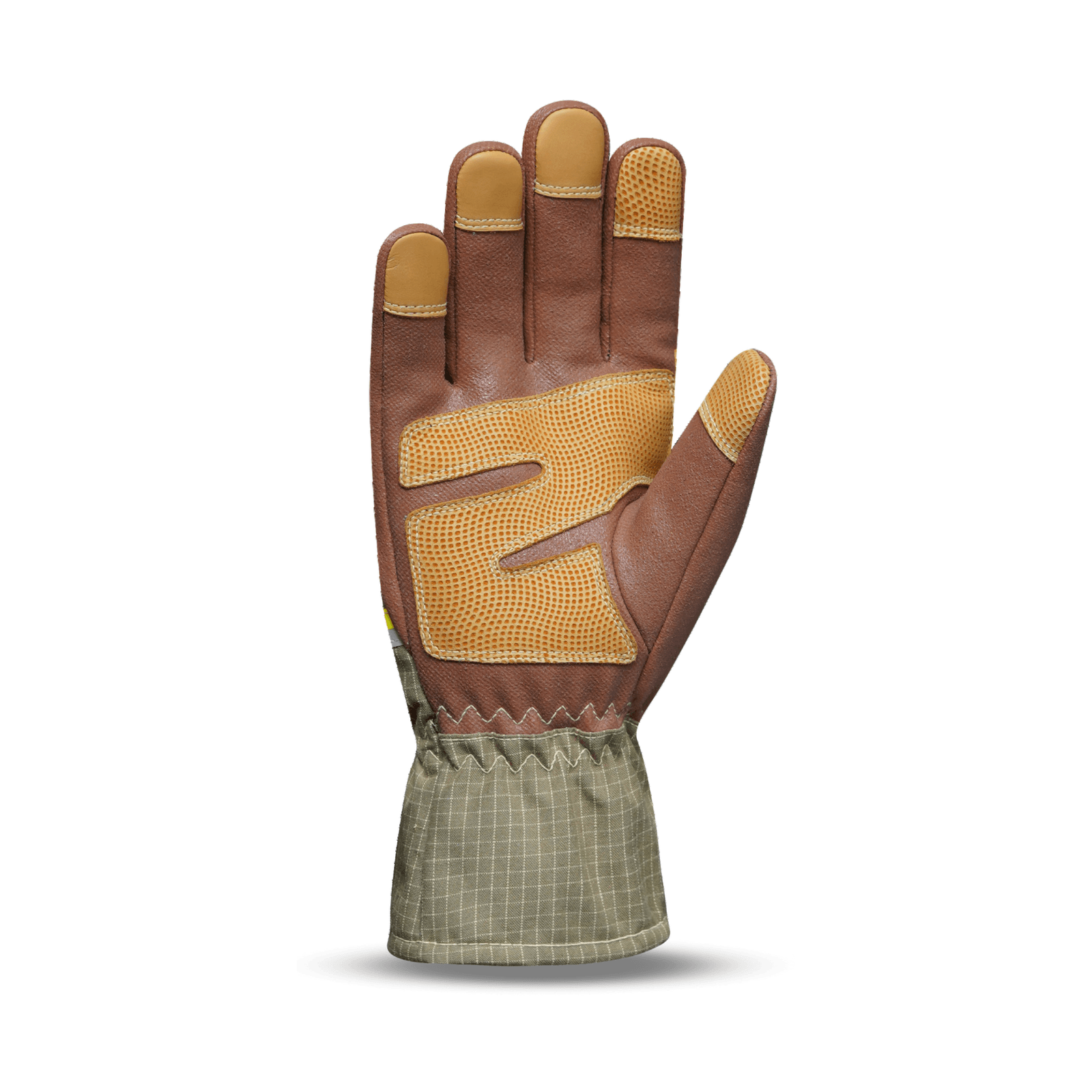FIRETAC REX-13 Brown & Tan Structural Firefighter Gloves - Image 2