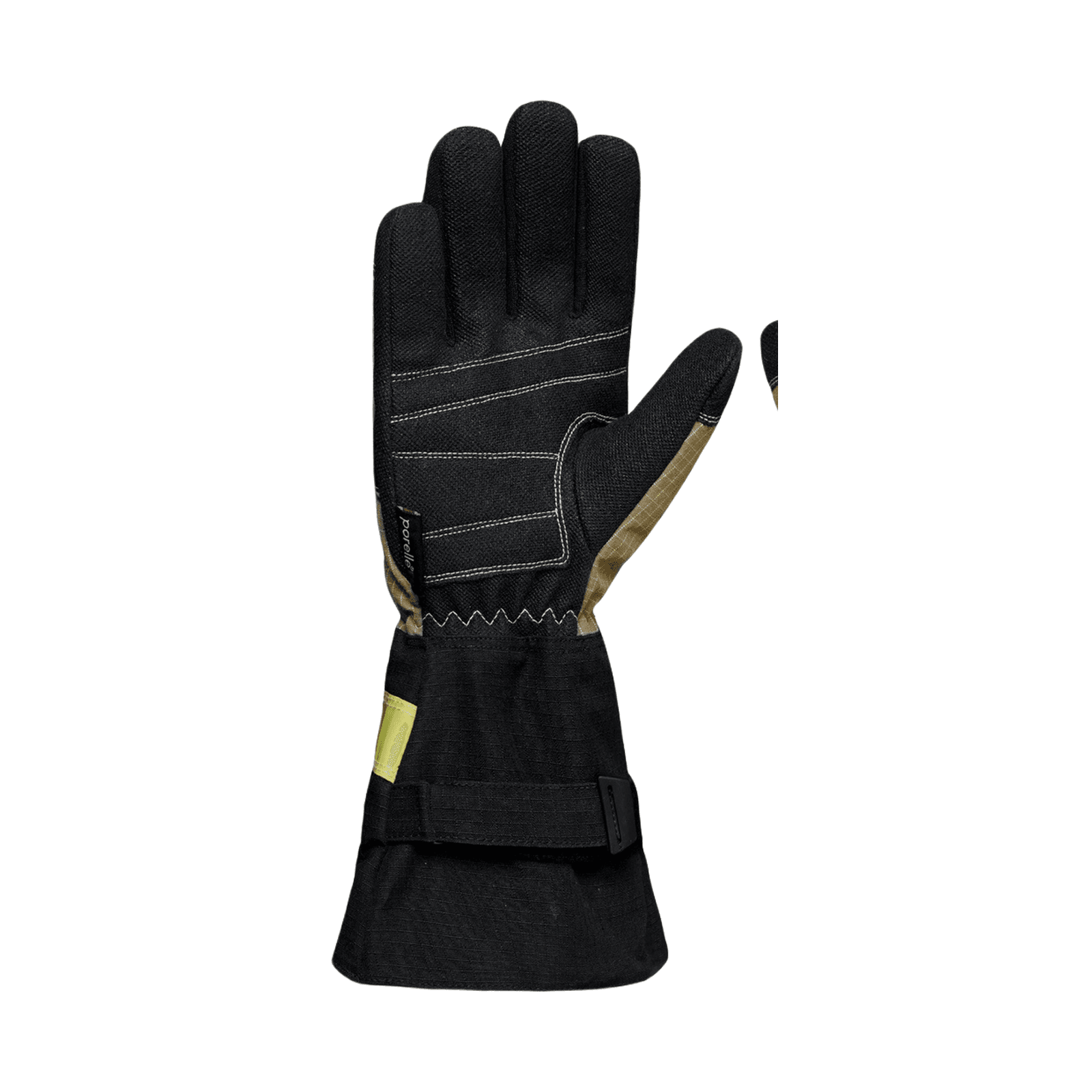 FIRETAC REX-7 Tan & Black Structural Firefighter Gloves - Image 2