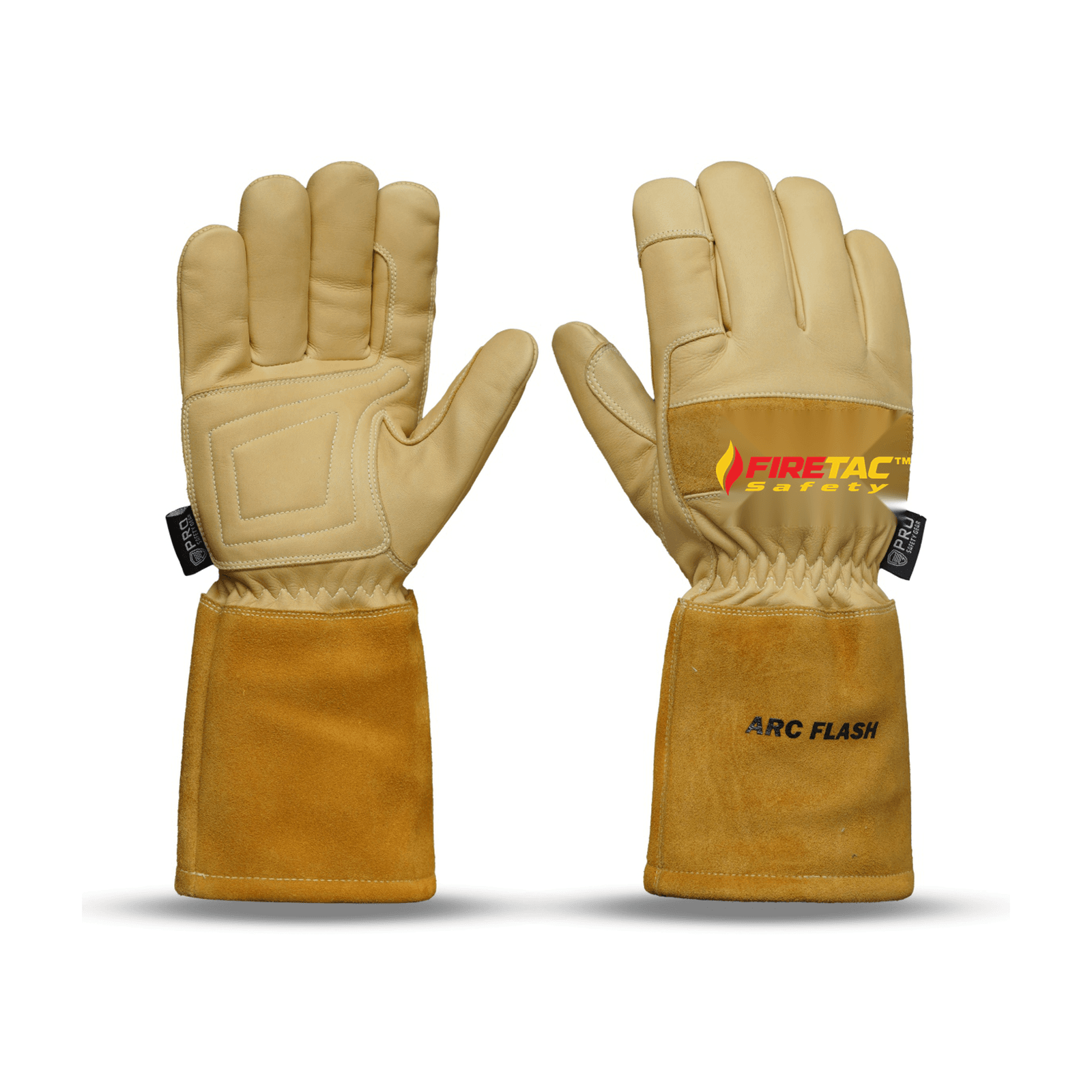 FIRETAC VOLT-3 Tan Leather Arc Flash Protective Gloves